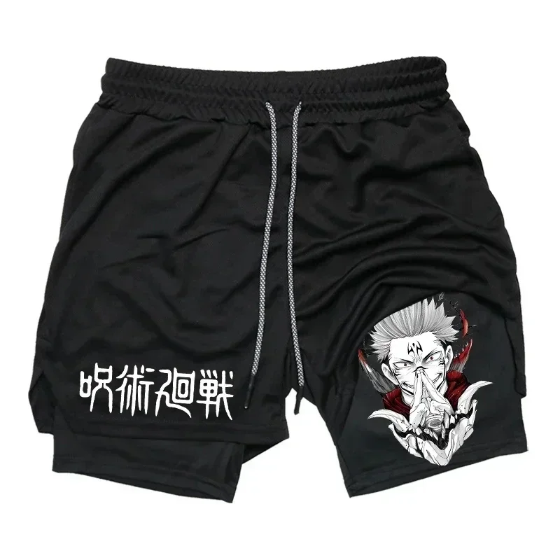 Compression Shorts Athletes - Мужские спортивные шорты Jujutsu Kaisen с