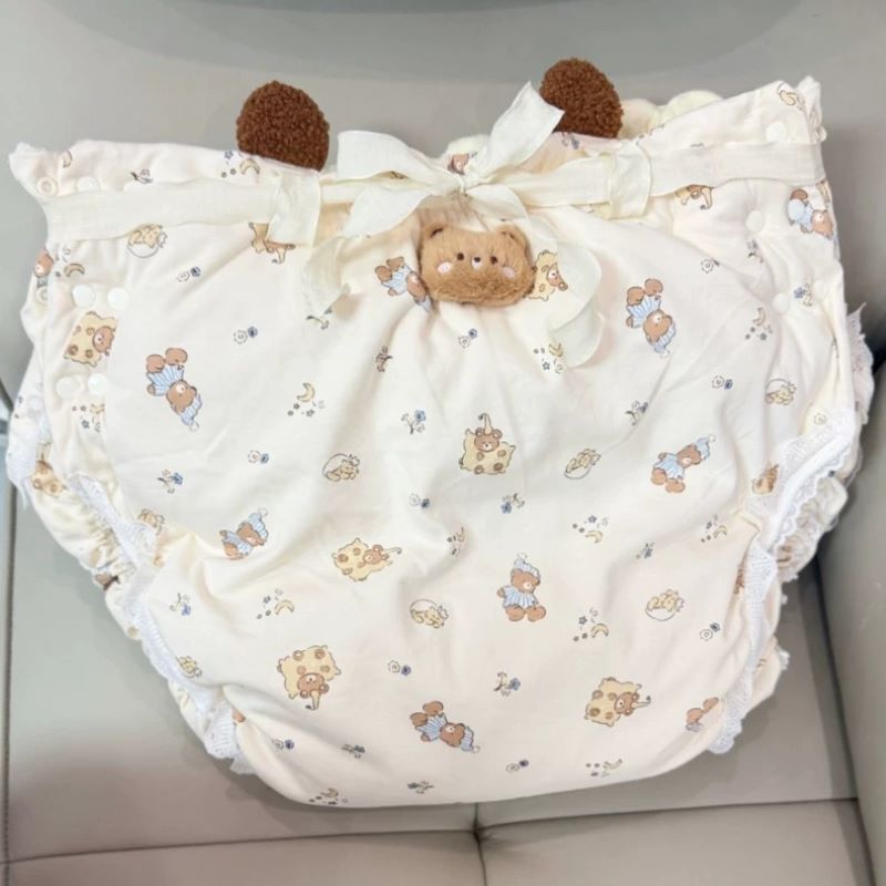 Boxer Brief Pack Cotton - Взрослые хлопковые подгузники с мультяшным рисунком,